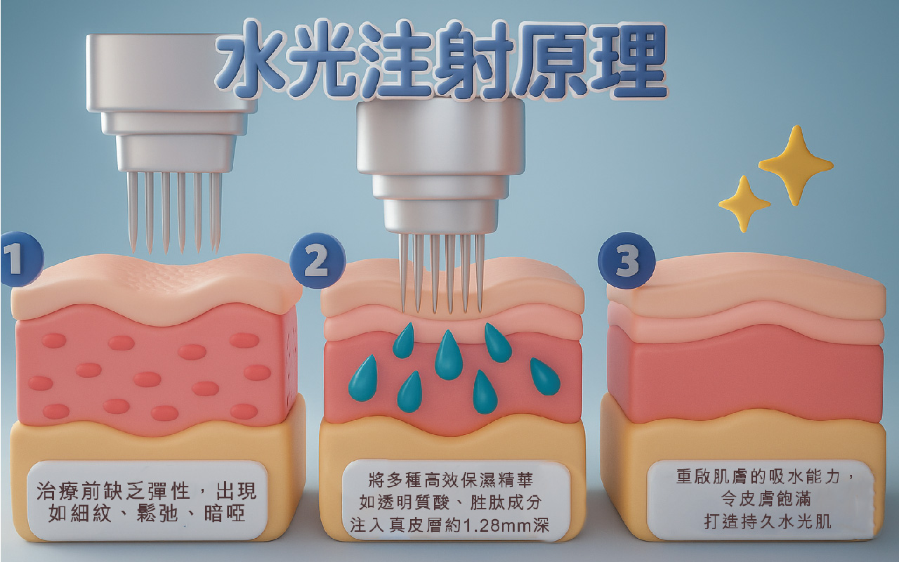 水光槍導入深層補濕，打造持久水光肌關鍵療程